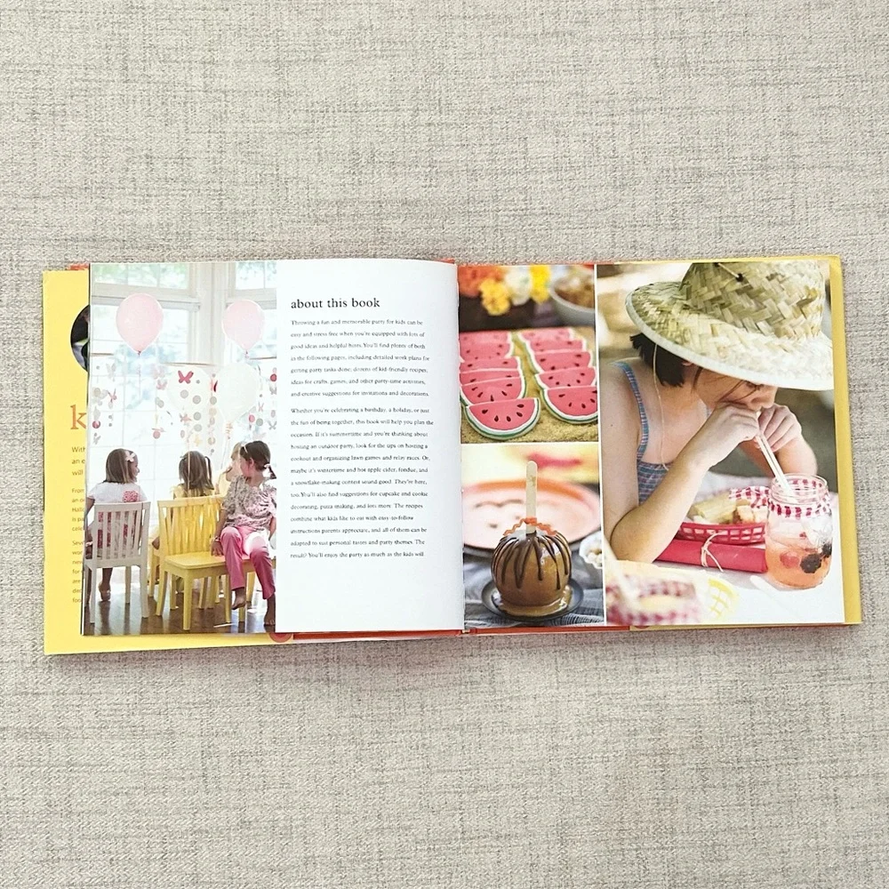 Williams Sonoma Kids Parties Hardcover Book